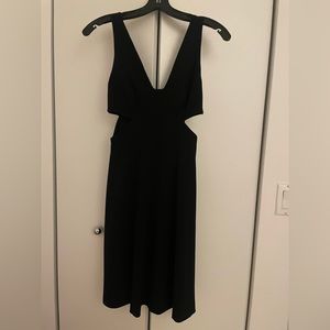 THEORY black dress with cutout midsection size 0!